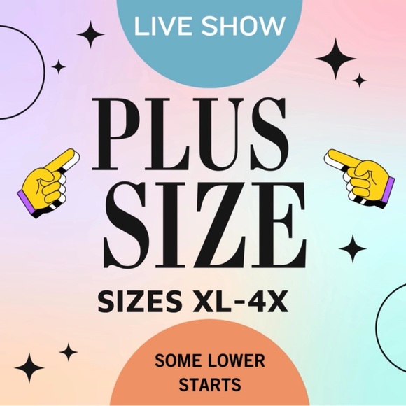 I AM LIVE! Plus Size Live Show Listing! Some Lower starts. Thursday at 7p EST. - Picture 1 of 1